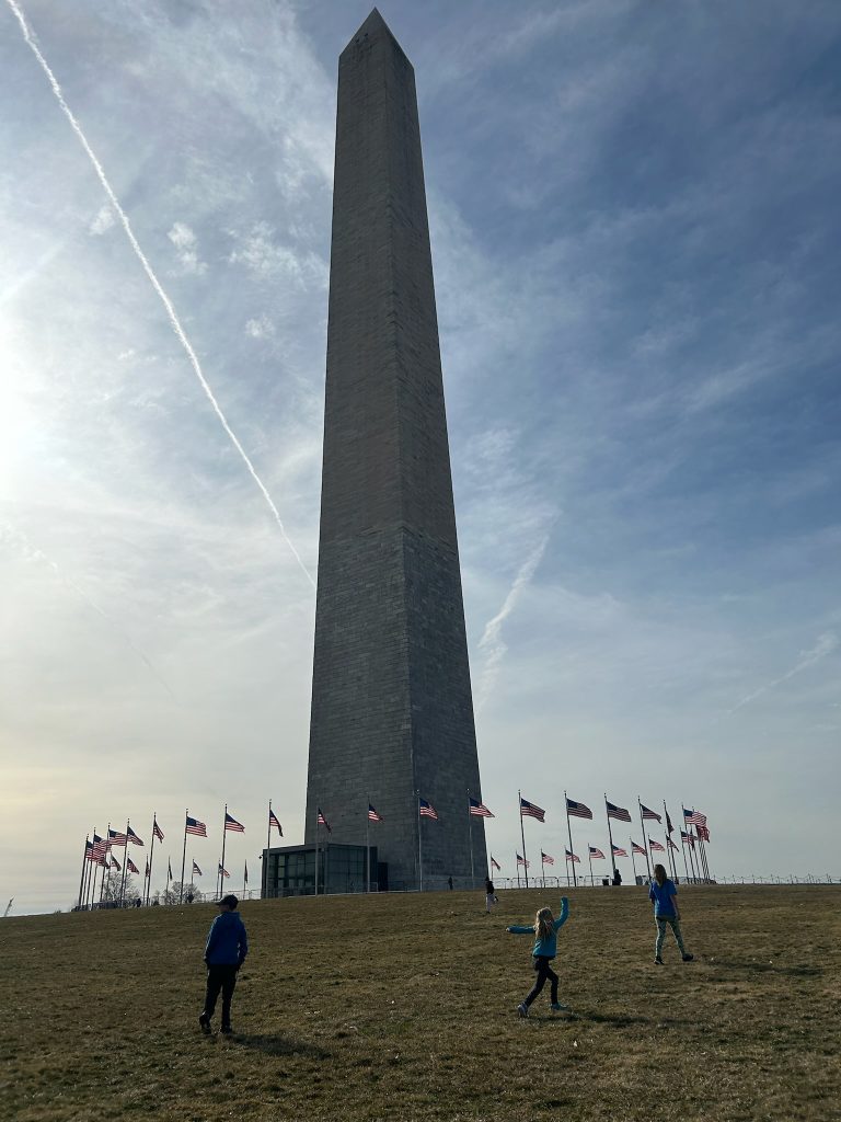 Yes, a look at the Washington Monument.